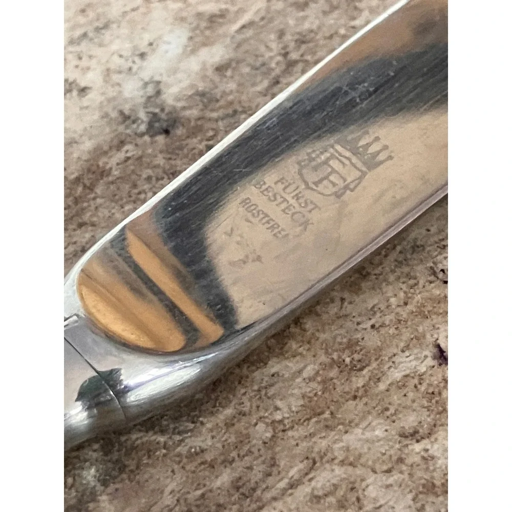 Furst Besteck Rostfrei Dinner Knife German Stainless Steel Mid Century Modern 8